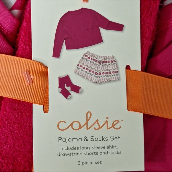 NWT Women's 3pc Socks and Pajama Set, Pink - Great Gift! - Picture 3 of 5